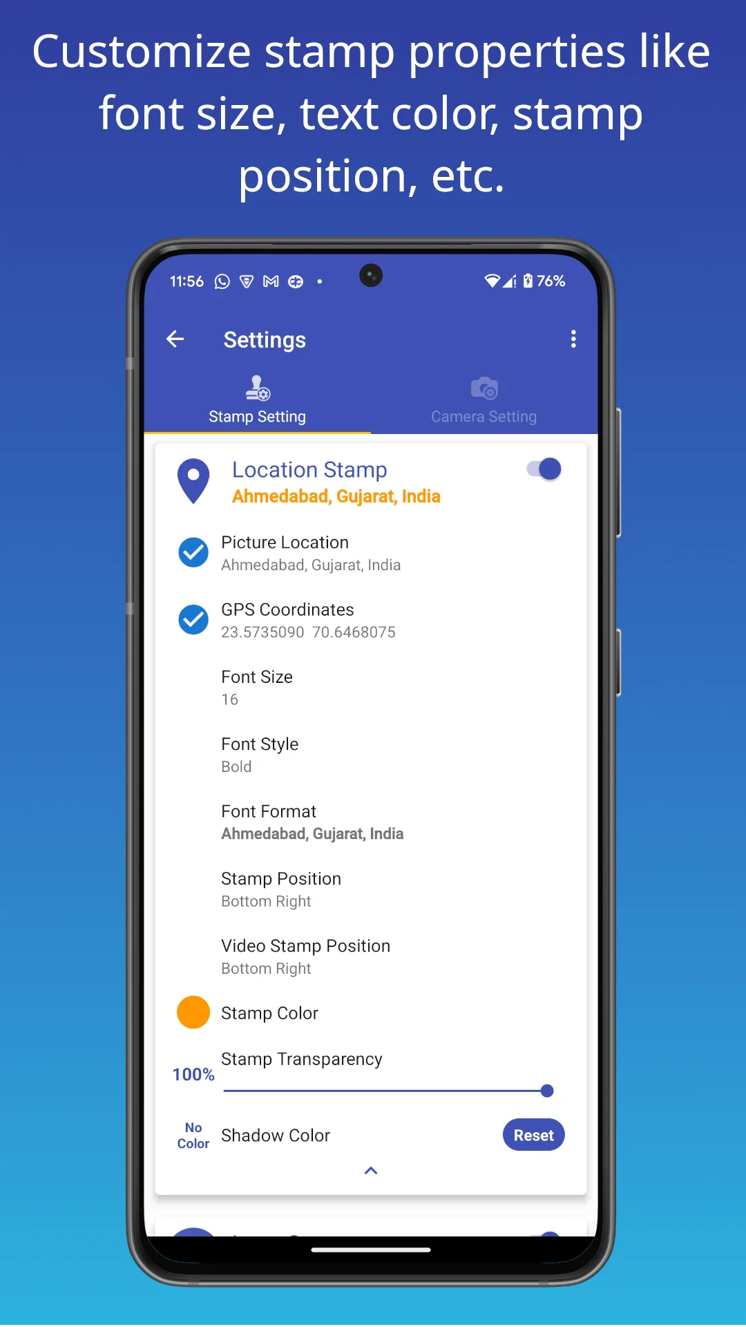 تطبيق PhotoStamp Camera مهكر مهكر — لقطة 3
