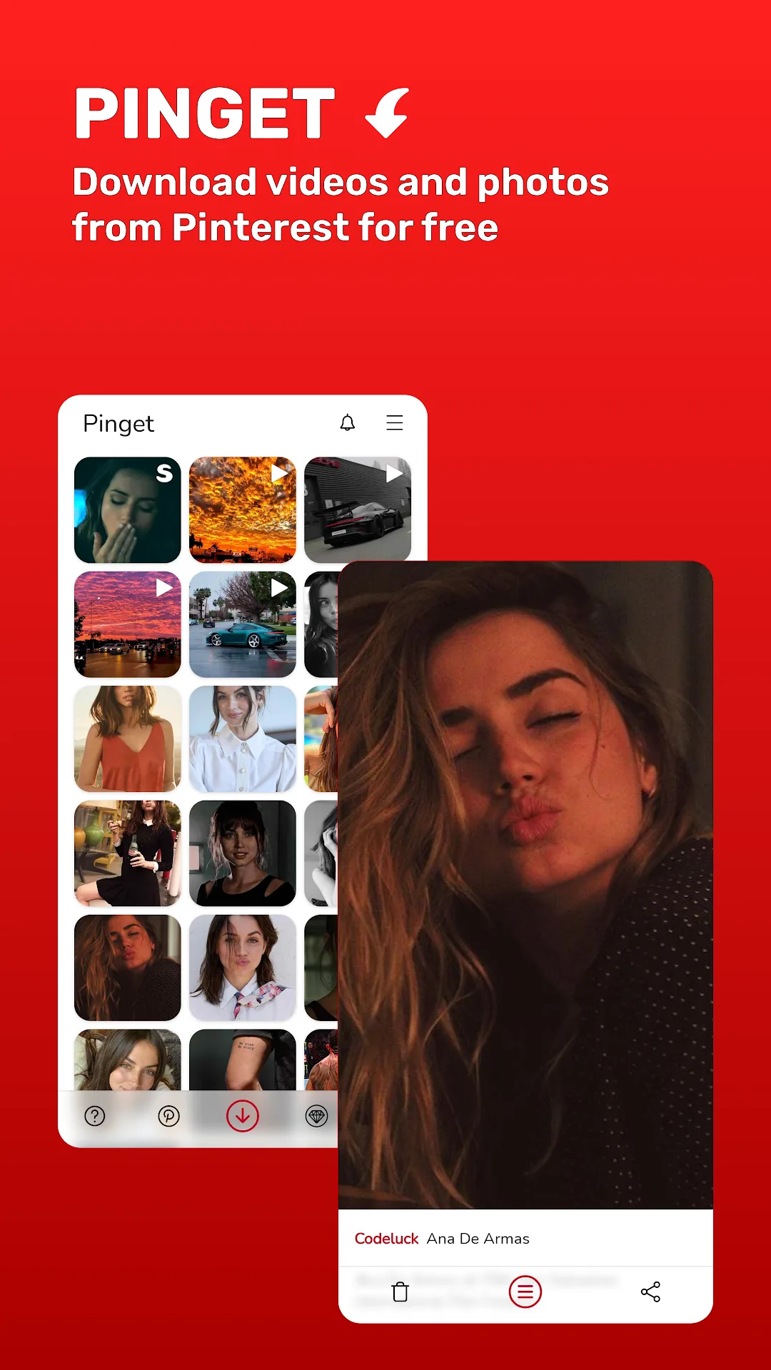 مُحمل فيديو Pinterest مهكر مهكر — لقطة 1