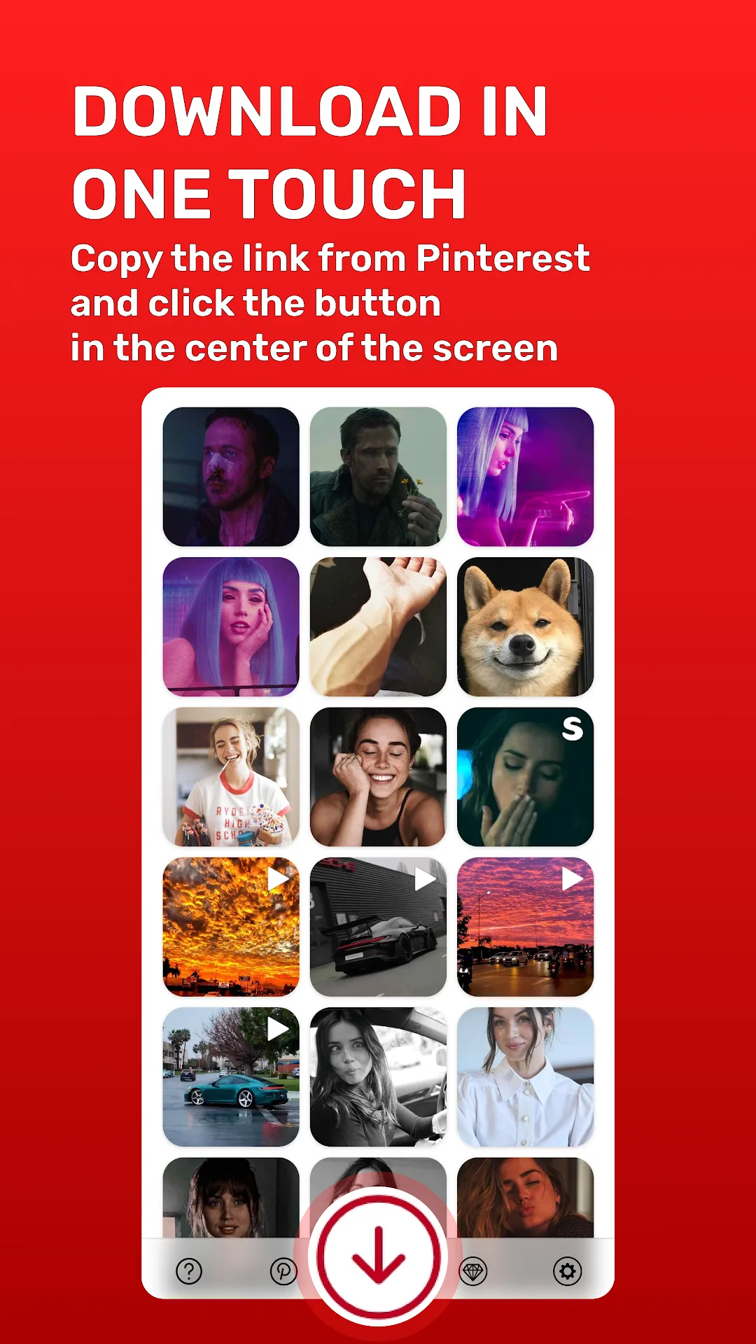 مُحمل فيديو Pinterest مهكر مهكر — لقطة 2