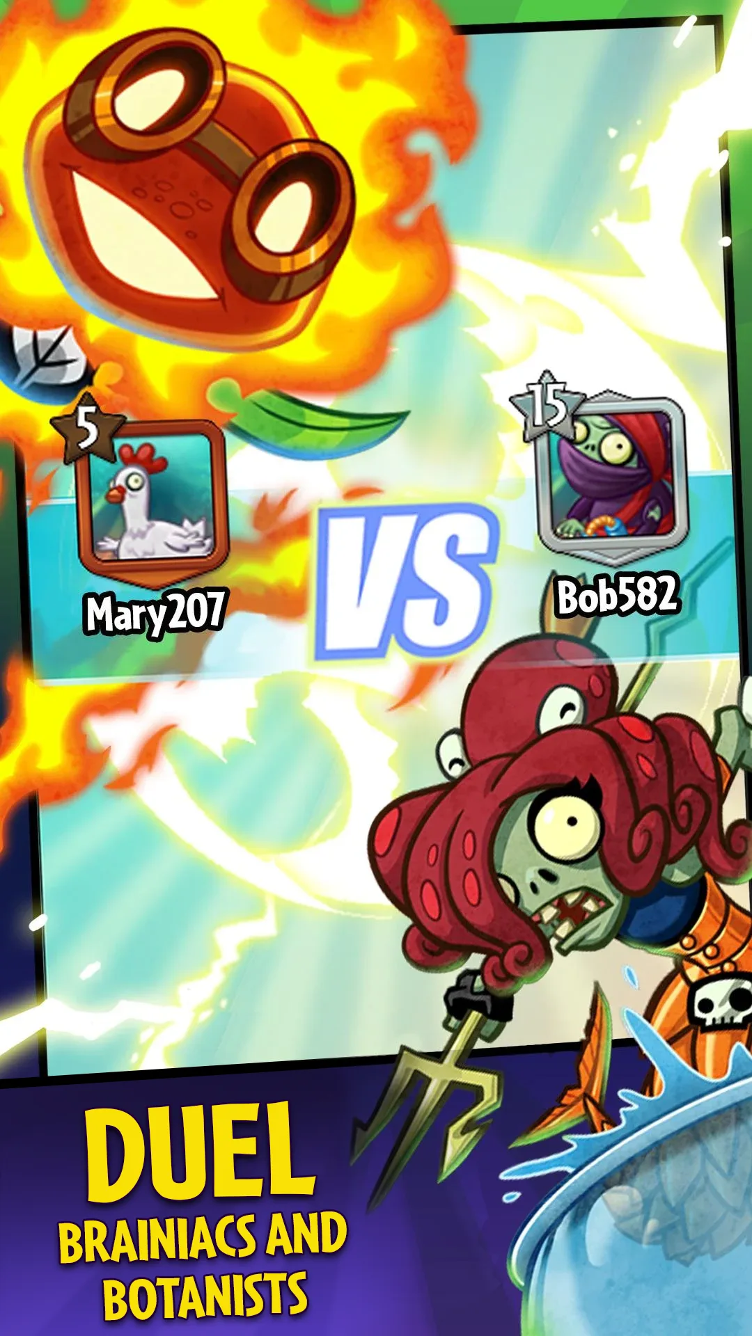 Plants vs Zombies Heroes مهكرة مهكرة — لقطة 3