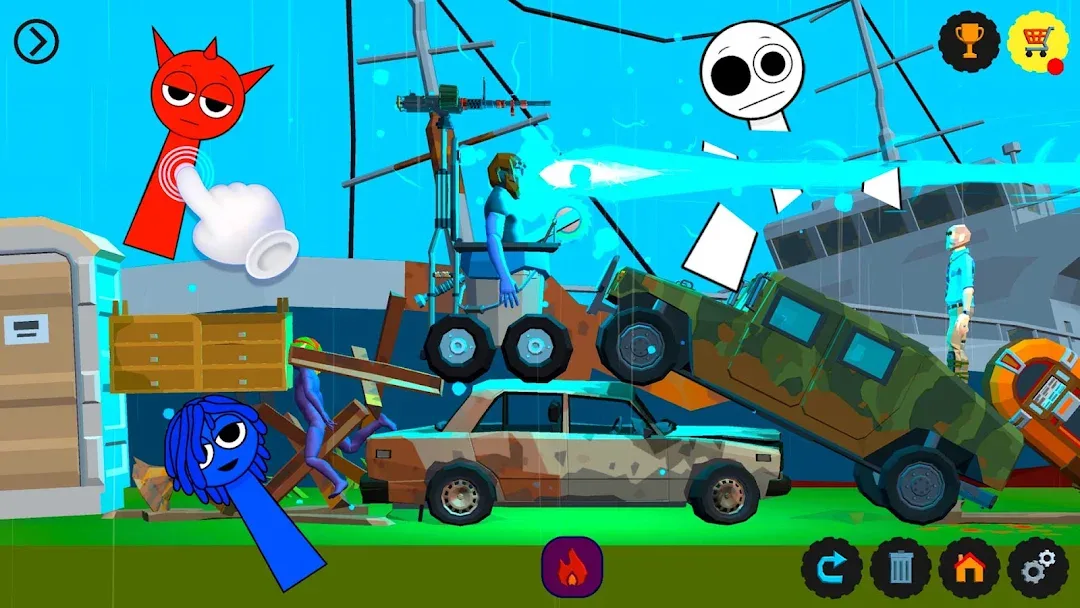 لعبة Playground 3D مهكرة مهكرة — لقطة 2