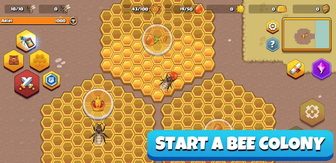 Pocket Bees: Colony Simulator MOD APK — Screenshot 1