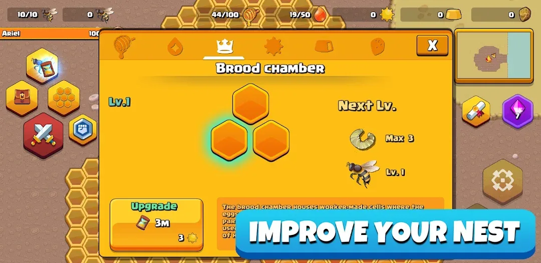 Pocket Bees: Colony Simulator MOD APK — Screenshot 3