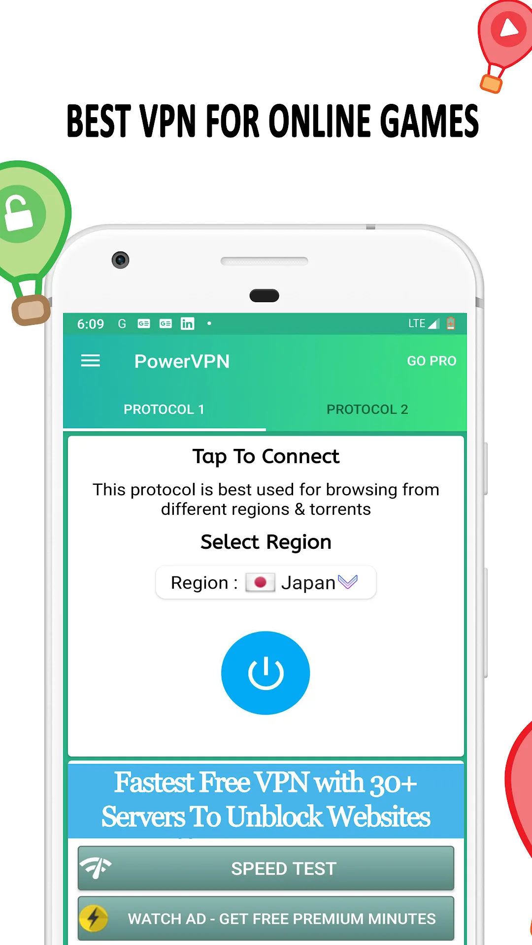برنامج Power VPN مهكر مهكر — لقطة 3