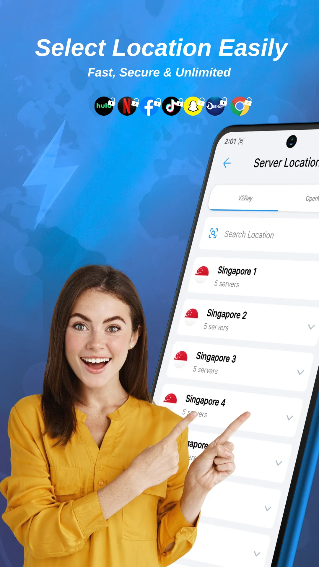 تطبيق برو جيمر VPN مهكر مهكر — لقطة 3