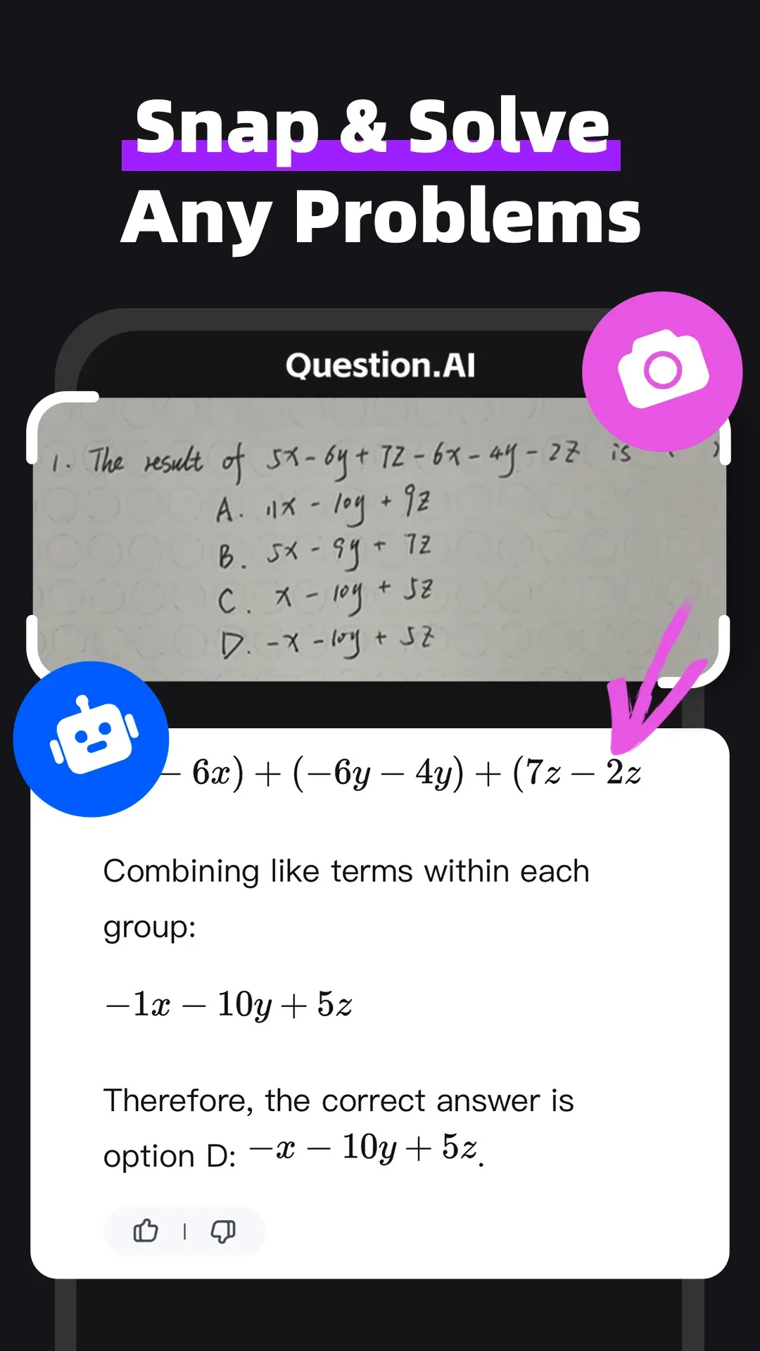 تطبيق Question.AI مهكر مهكر — لقطة 3