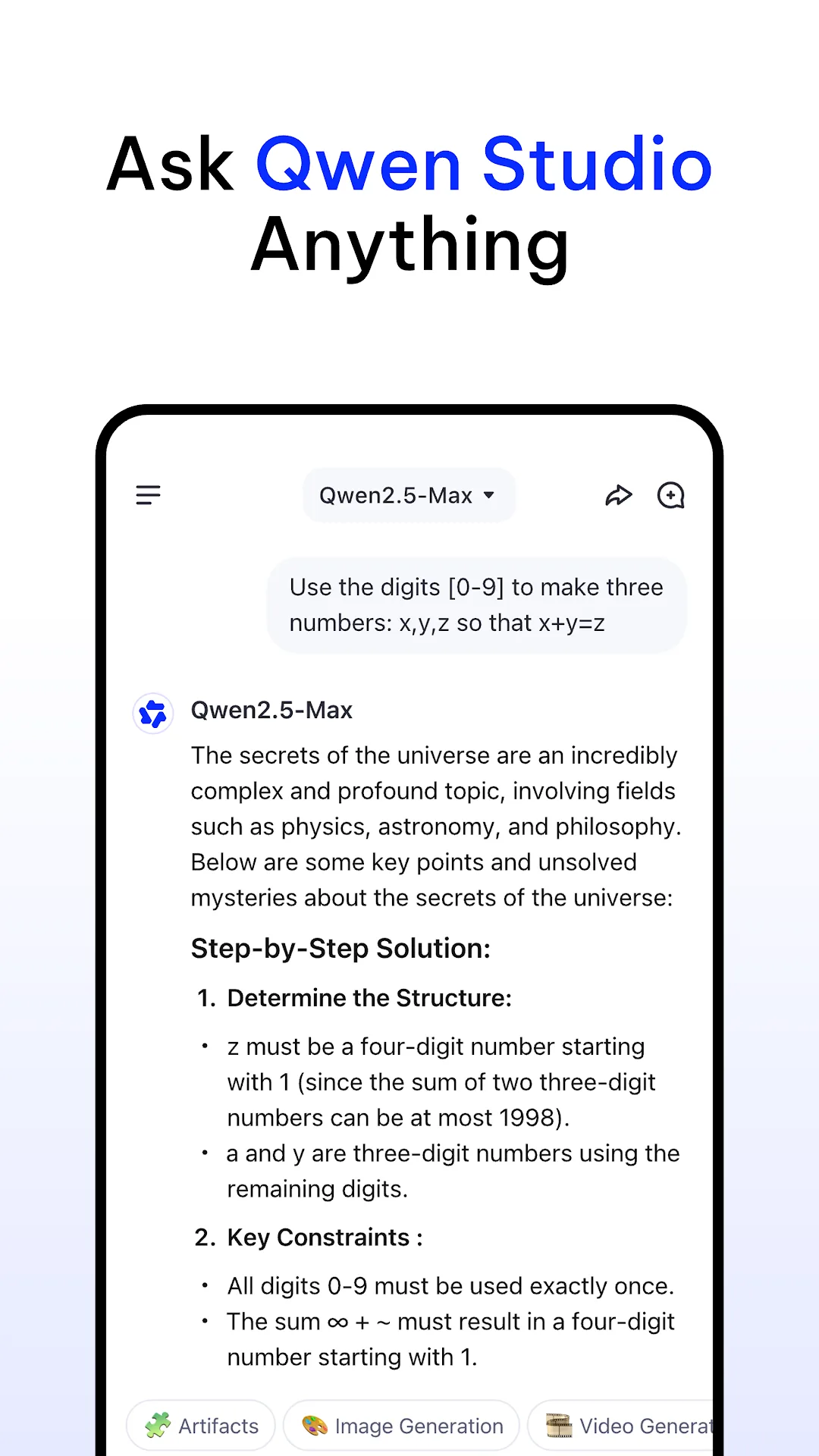 تطبيق Qwen Chat Ai مهكر مهكر — لقطة 2