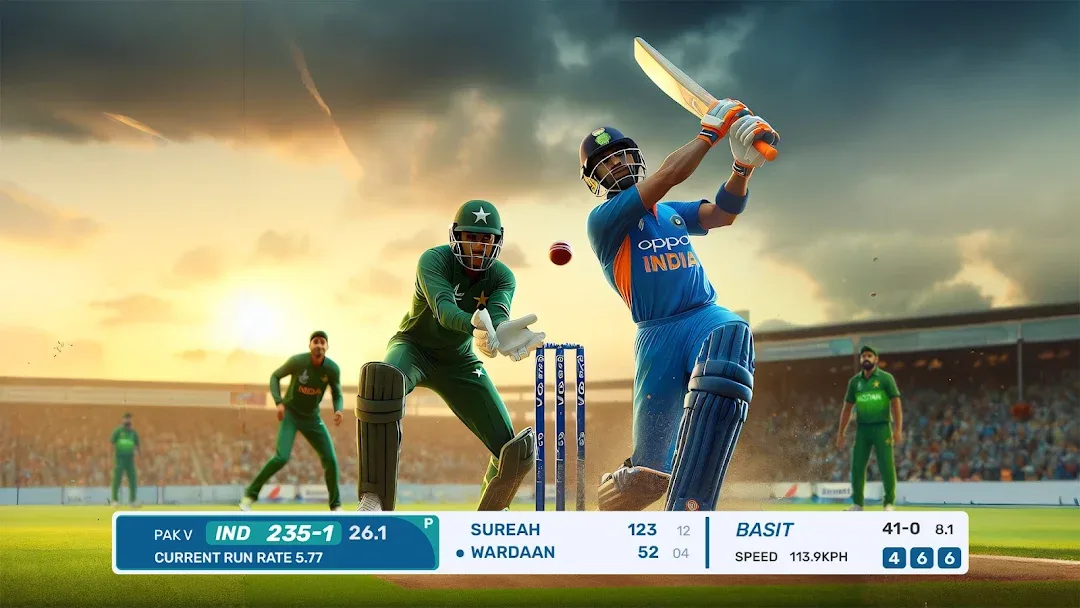 Real World T20 Cricket Games MOD — Screenshot 1