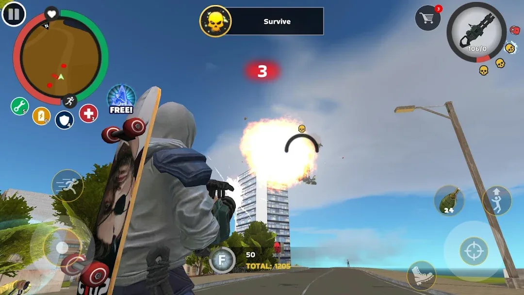 لعبة Rope Hero Mafia City Wars مهكرة مهكرة — لقطة 2