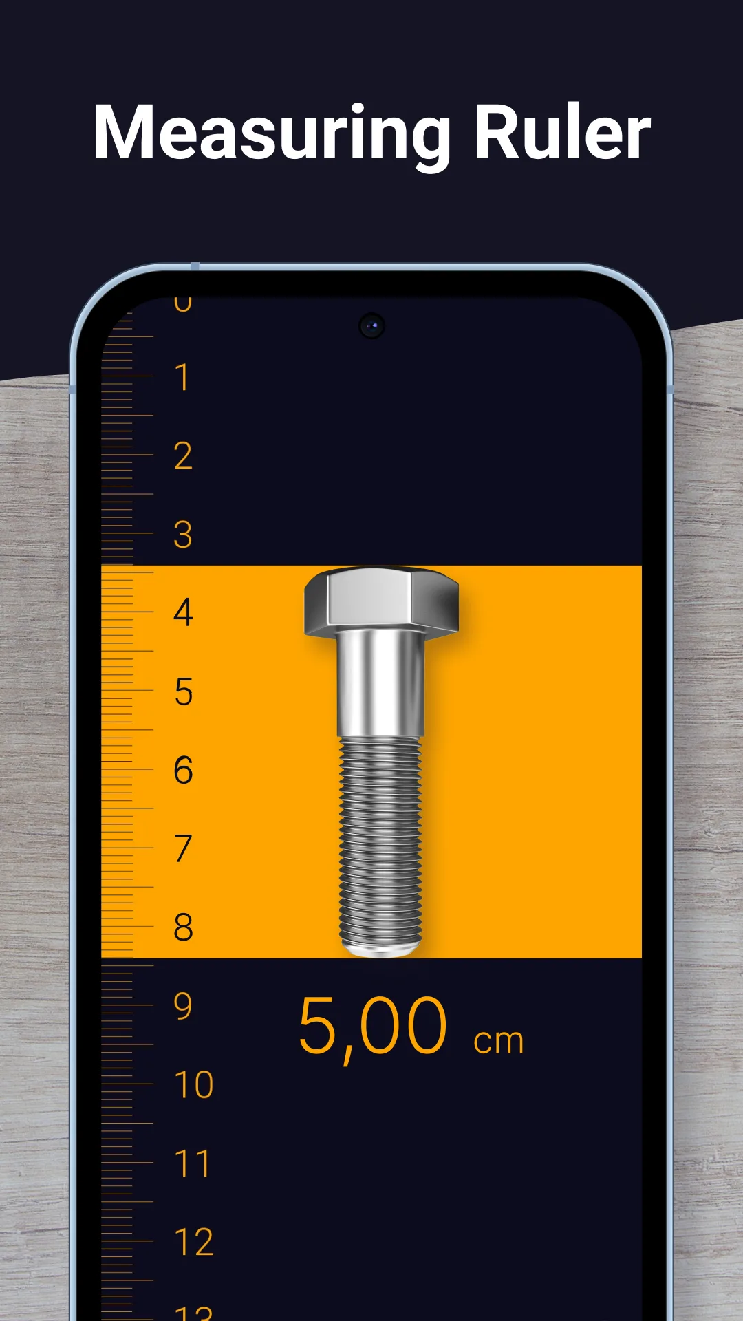 تطبيق قياس الطول Ruler App مهكر — لقطة 3