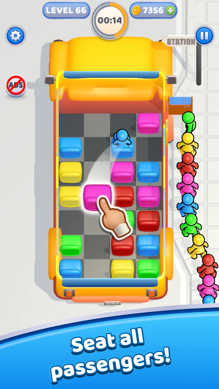 لعبة Seat Away مهكرة مهكرة — لقطة 2
