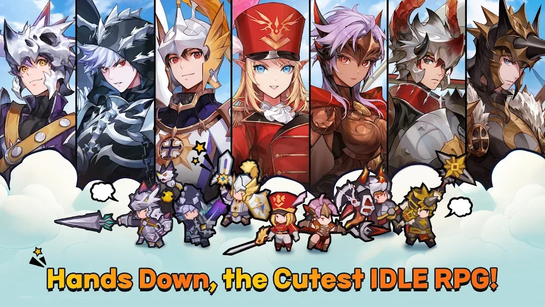 لعبة Seven Knights Idle Adventure مهكرة مهكرة — لقطة 1