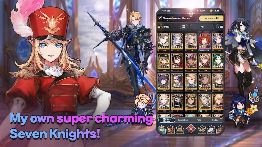لعبة Seven Knights Idle Adventure مهكرة مهكرة — لقطة 3