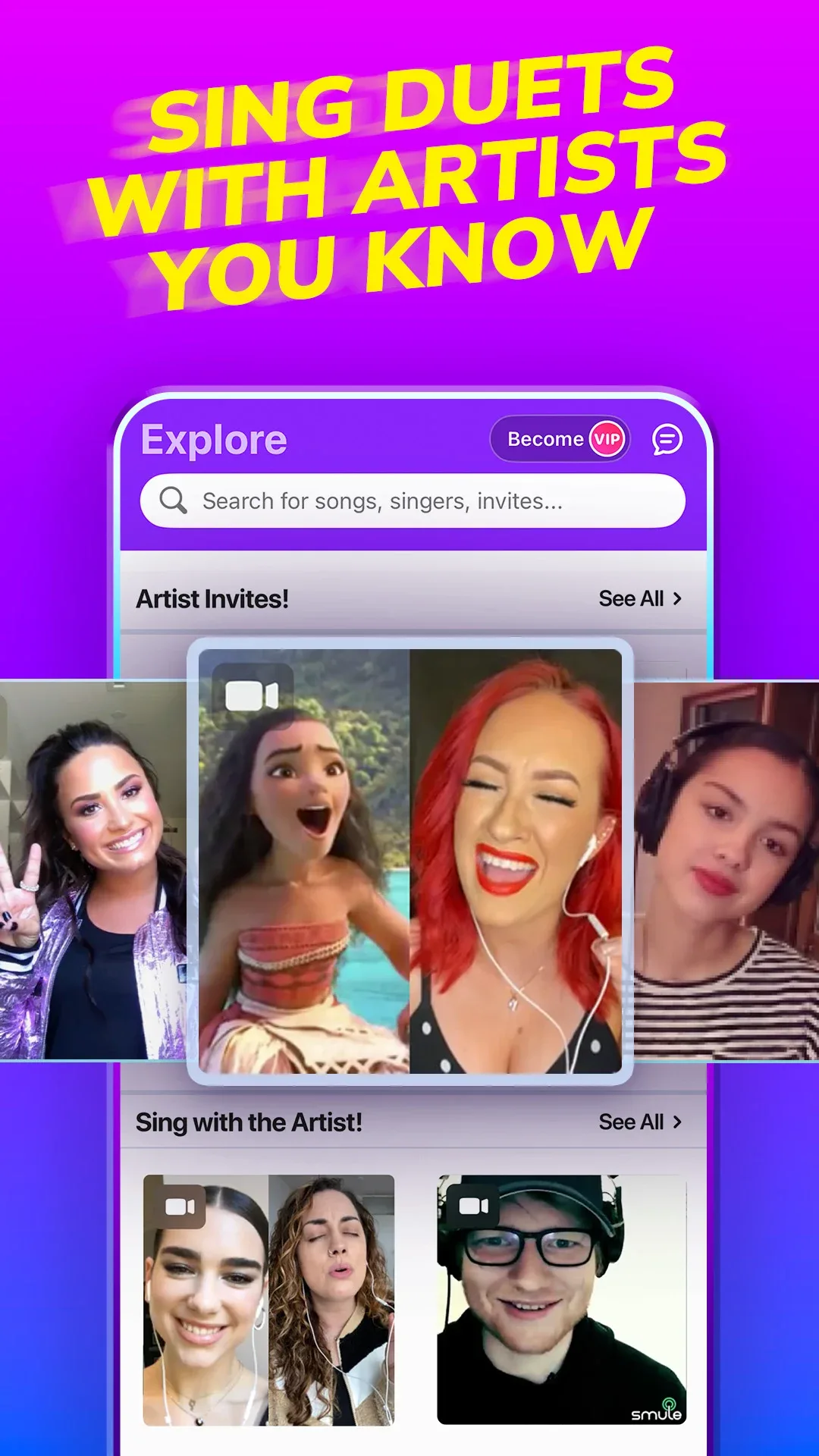 برنامج الغناء Smule مهكر مهكر — لقطة 3
