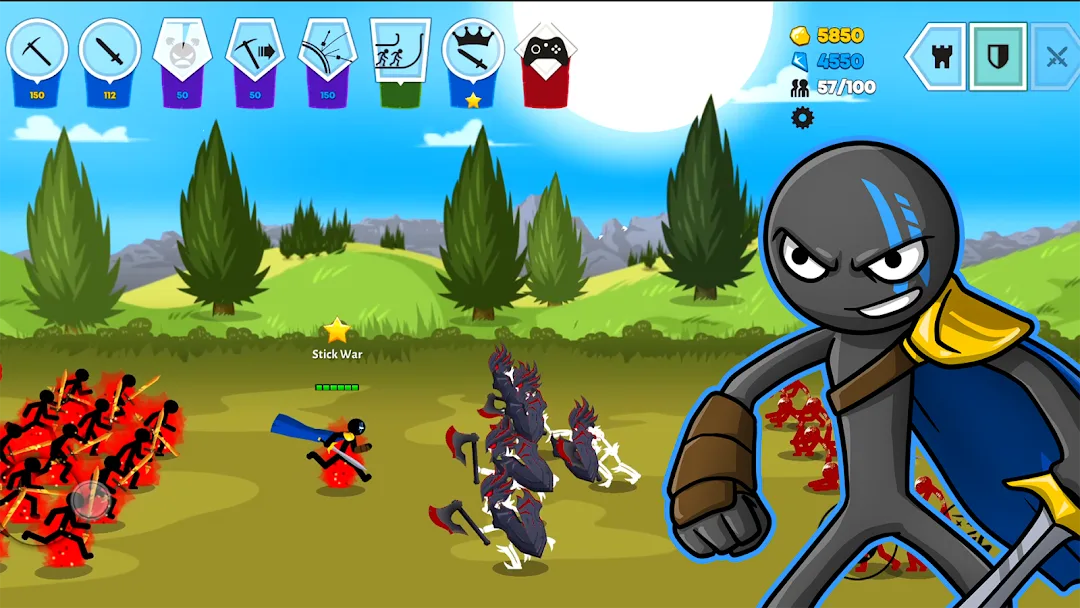 لعبة Stick War 3 مهكرة مهكرة — لقطة 2