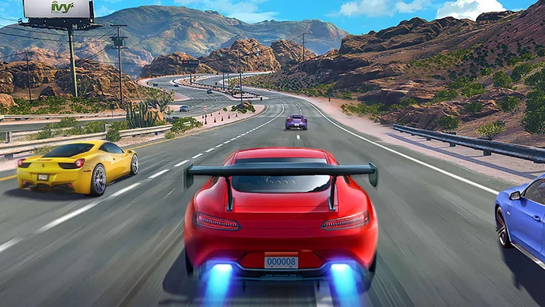 سبورت ريسينج 3D مهكرة مهكرة — لقطة 2