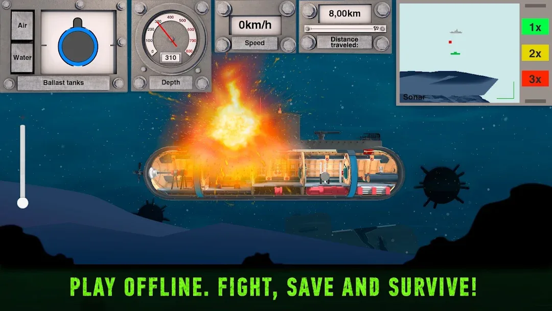 Submarine War MOD APK — Screenshot 1