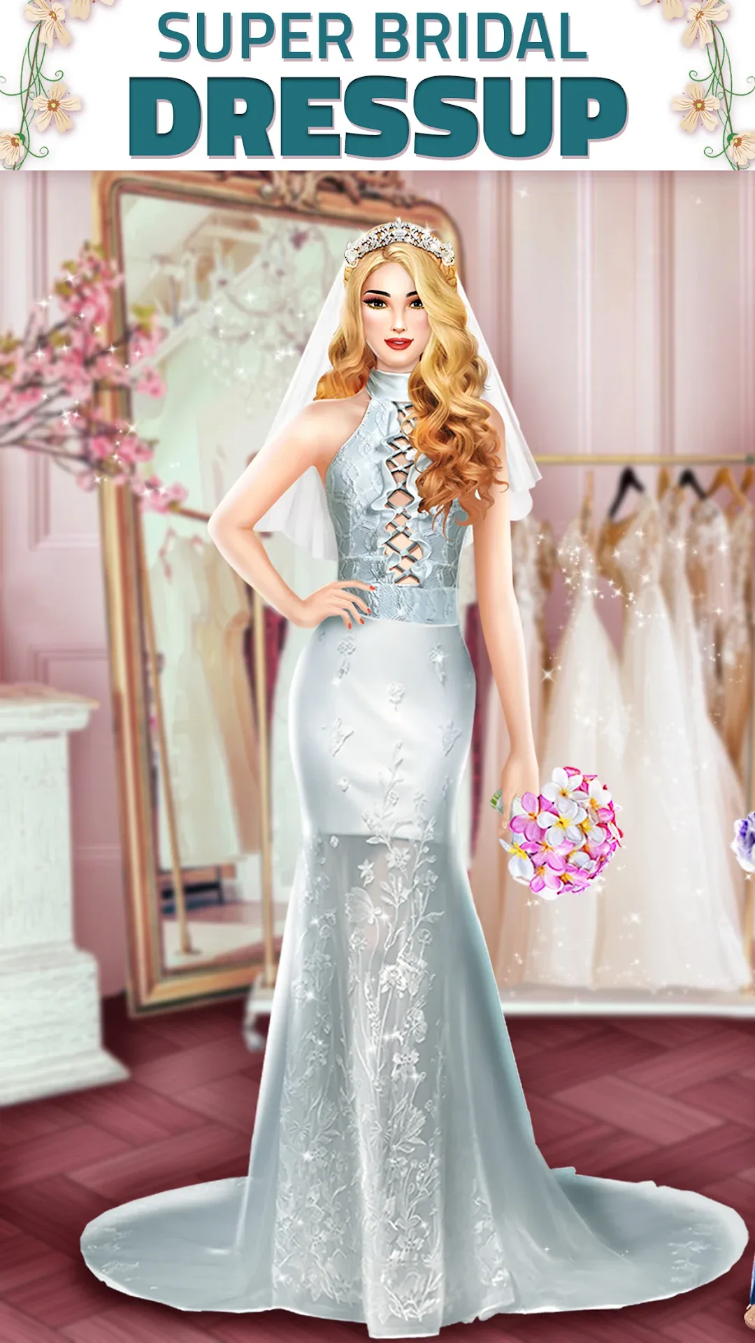 فستان الزفاف Super Wedding Dress Up Stylist مهكرة — لقطة 1