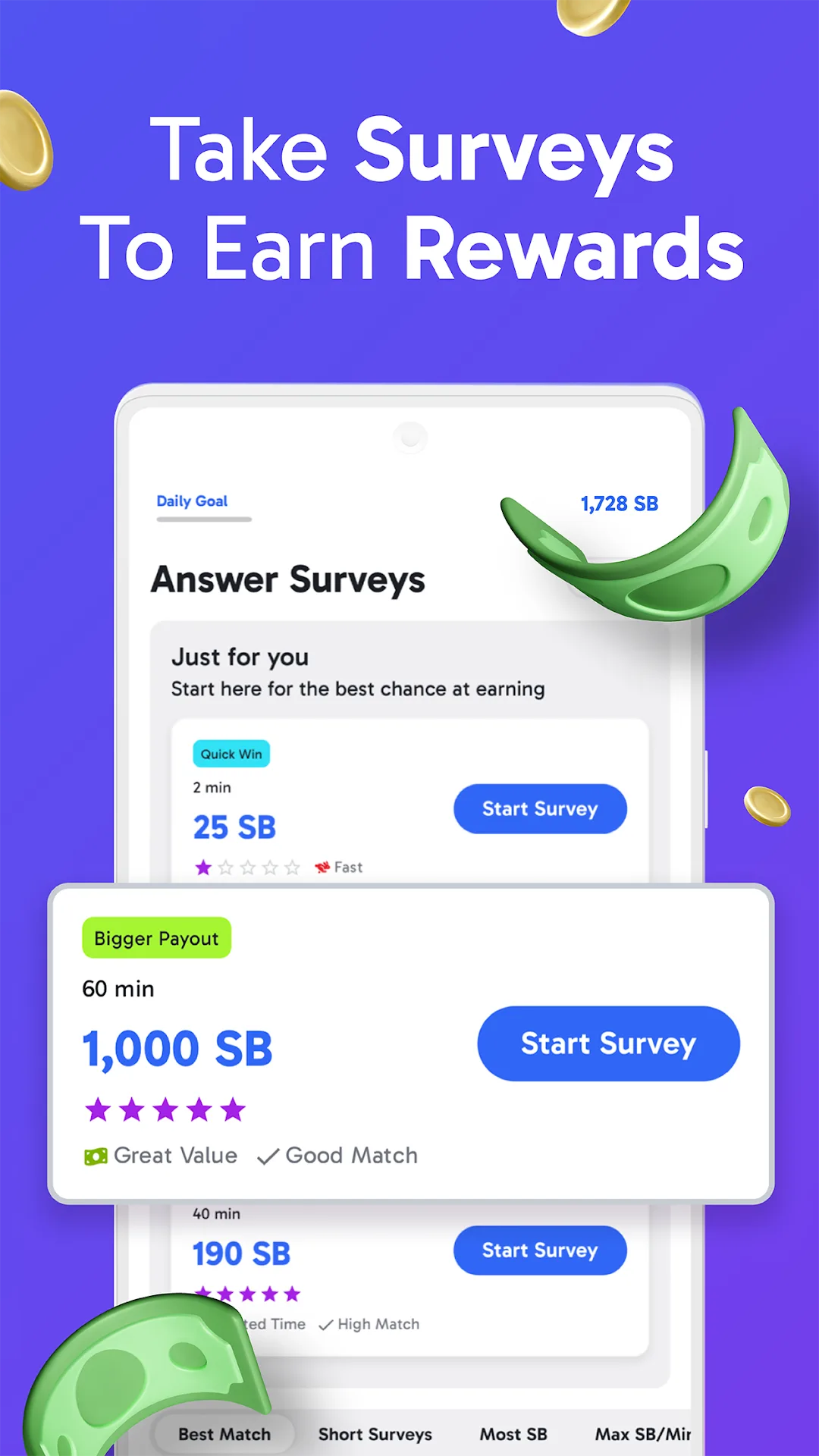 تطبيق Swagbucks مهكر مهكر — لقطة 3