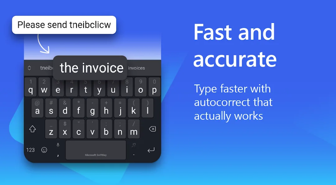 لوحة مفاتيح SwiftKey مهكر مهكر — لقطة 2