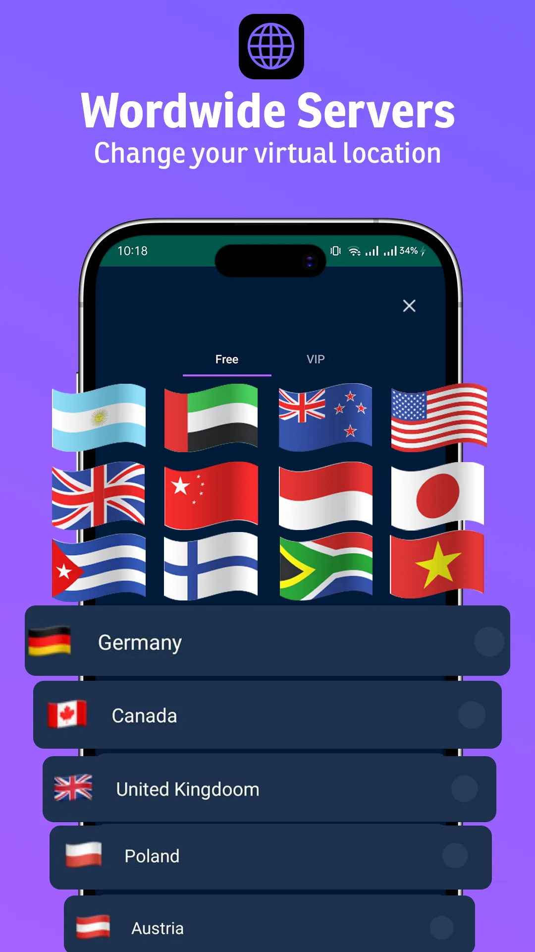 ترايم VPN مهكر مهكر — لقطة 3