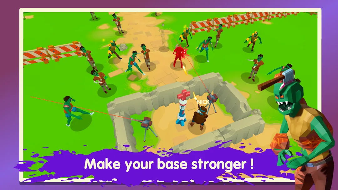 لعبة Two Guys Zombies 3D مهكرة مهكرة — لقطة 2
