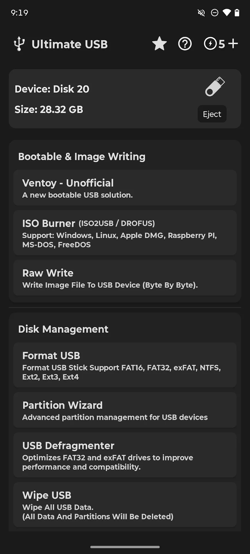 تطبيق Ultimate USB مهكر مهكر — لقطة 1