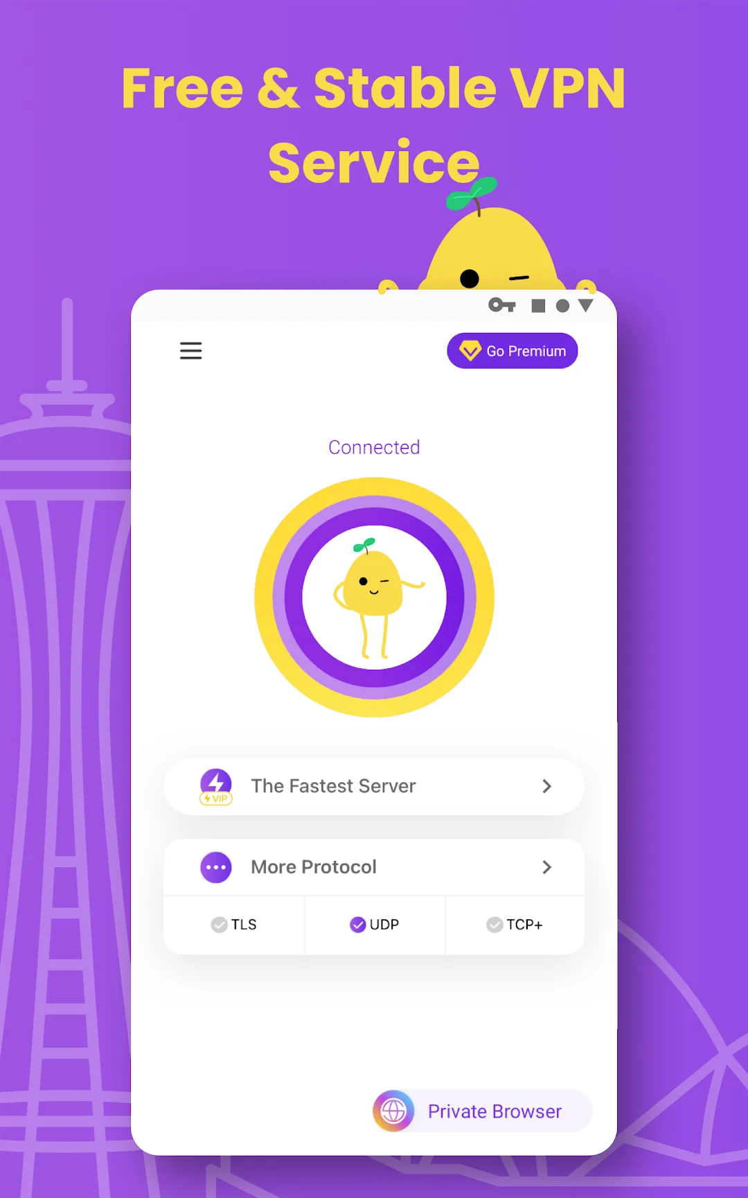 VPN PotatoVPN مهكر مهكر — لقطة 1