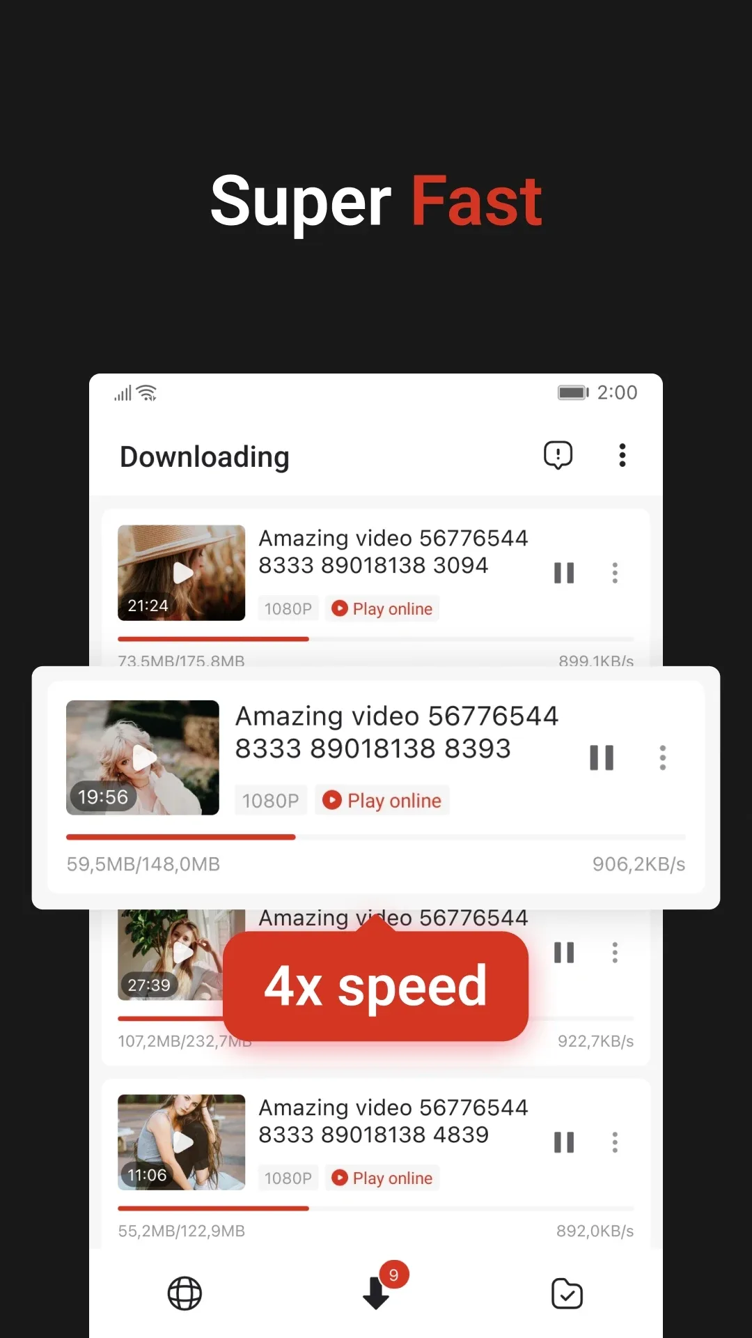 مُحمل فيديو W مهكر مهكر — لقطة 2