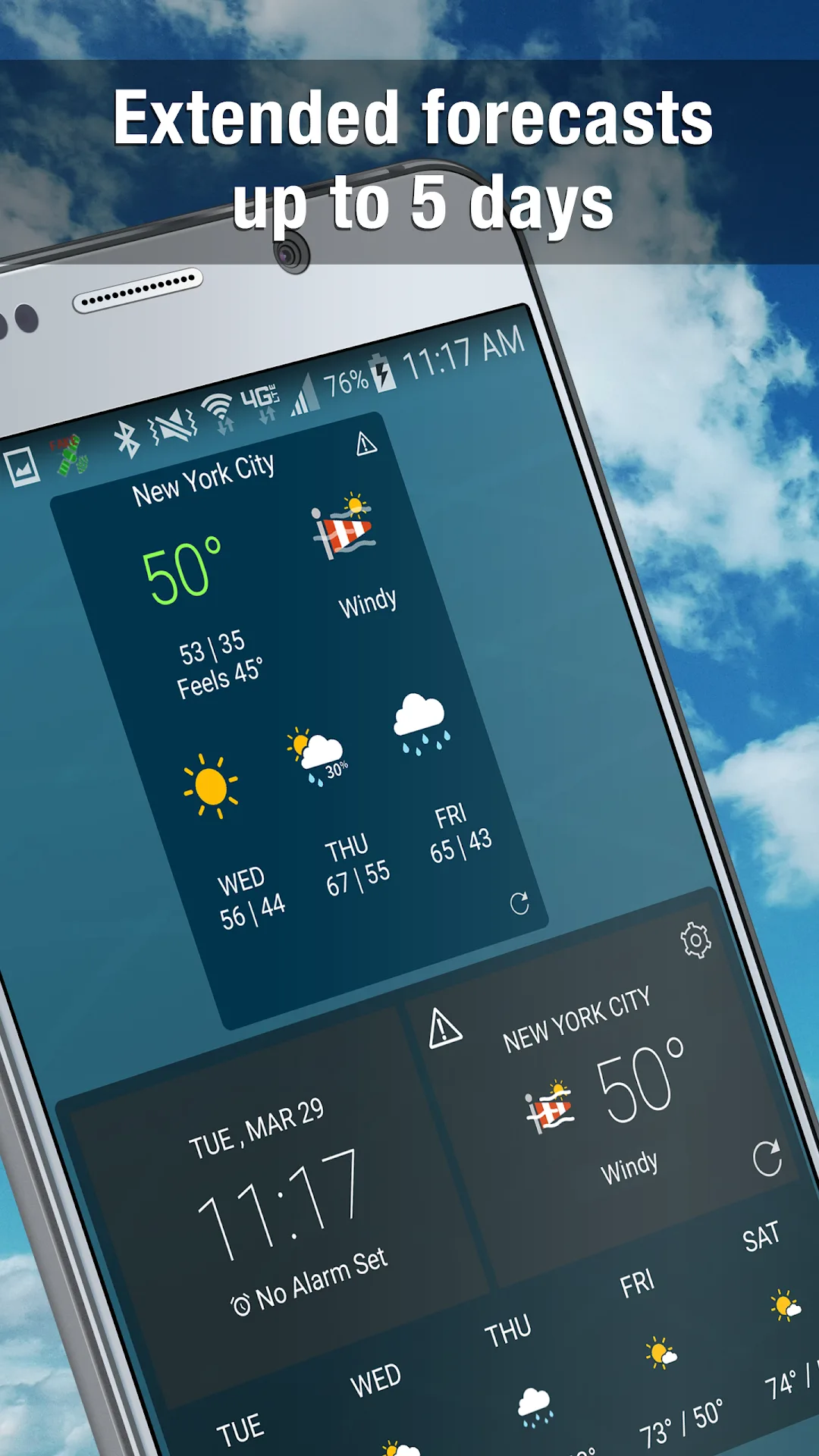 تطبيق WeatherBug مهكر مهكر — لقطة 1
