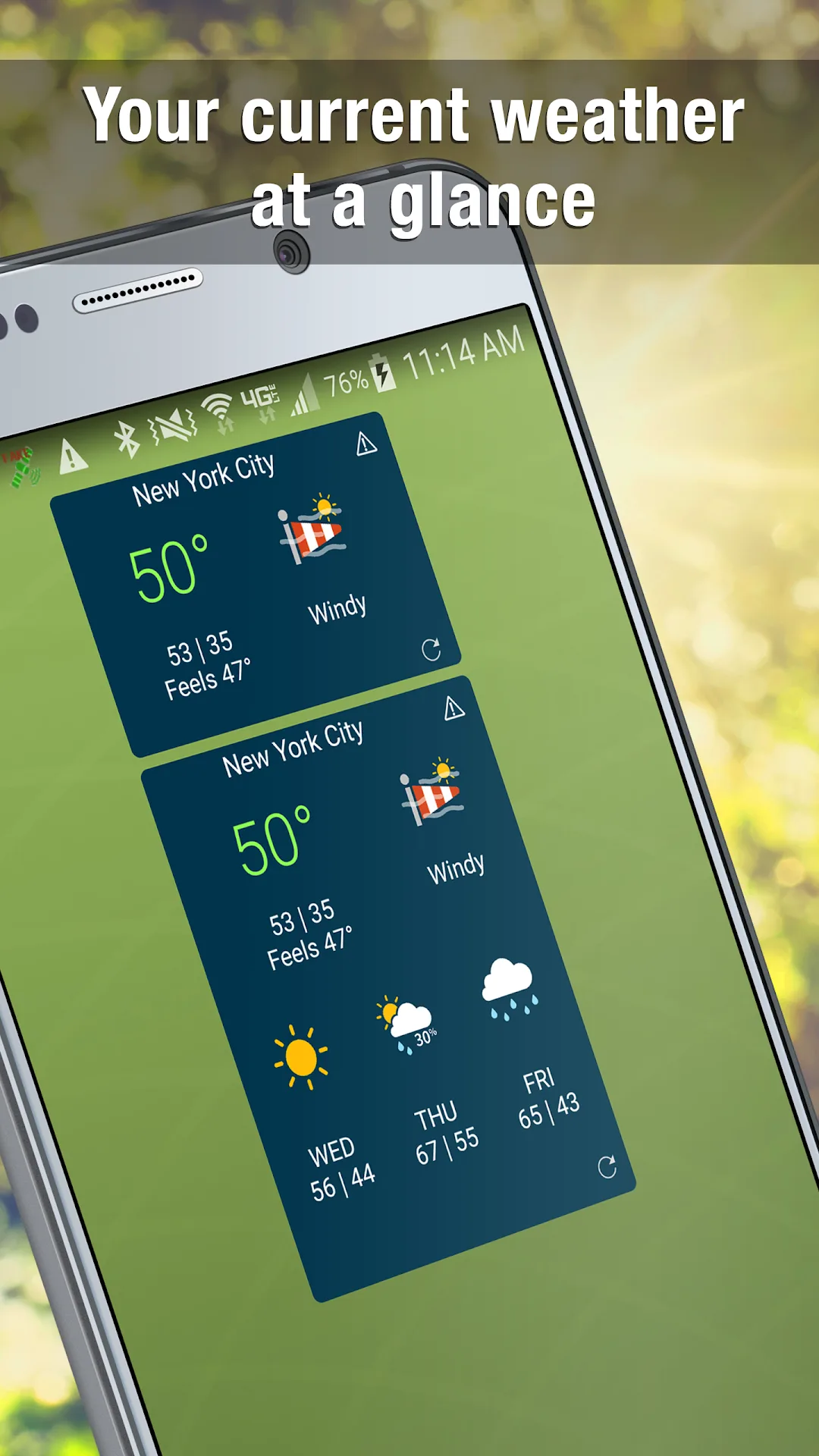 تطبيق WeatherBug مهكر مهكر — لقطة 3