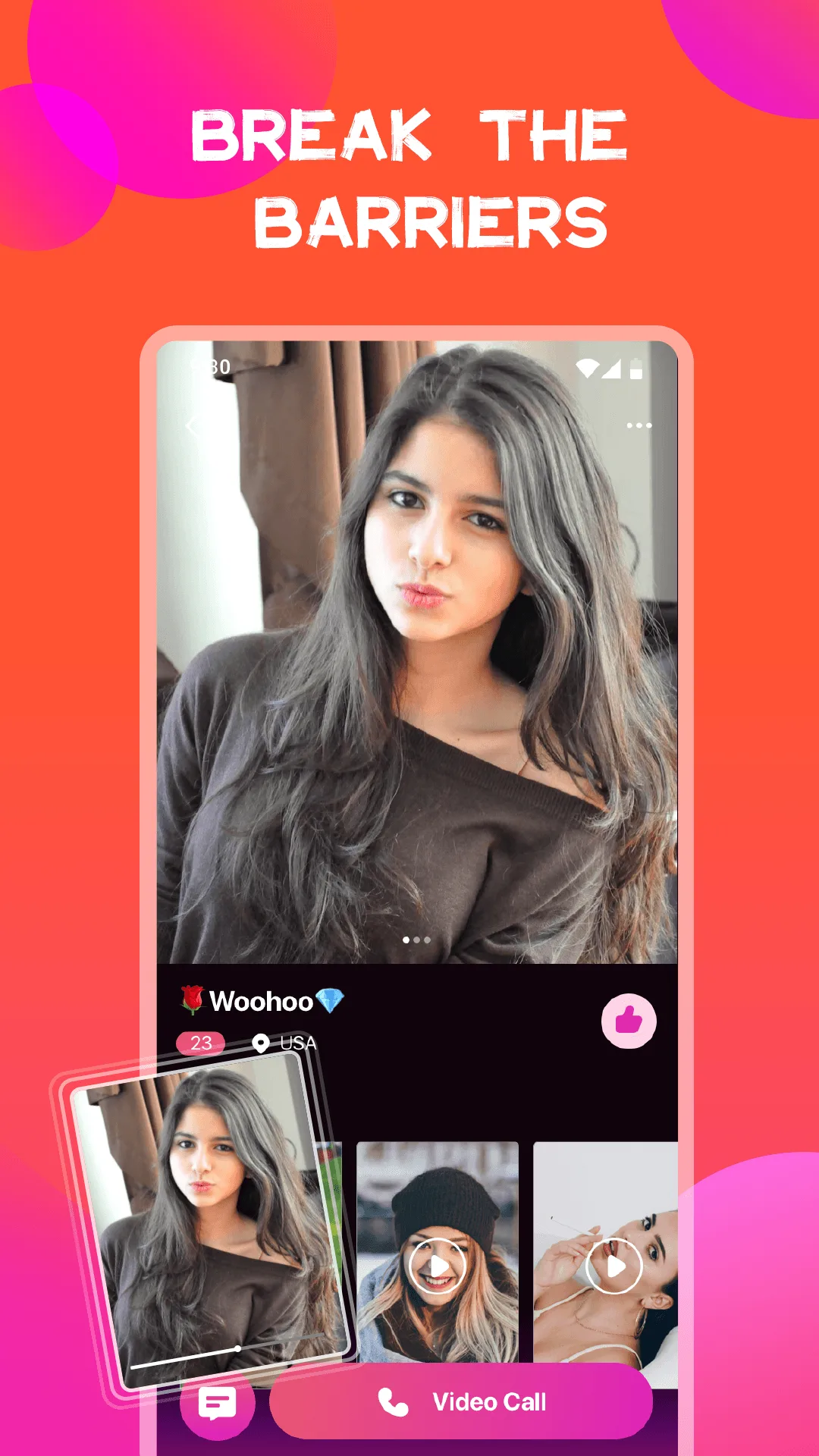 تطبيق Woohoo لايف فيديو شات مهكر مهكر — لقطة 3