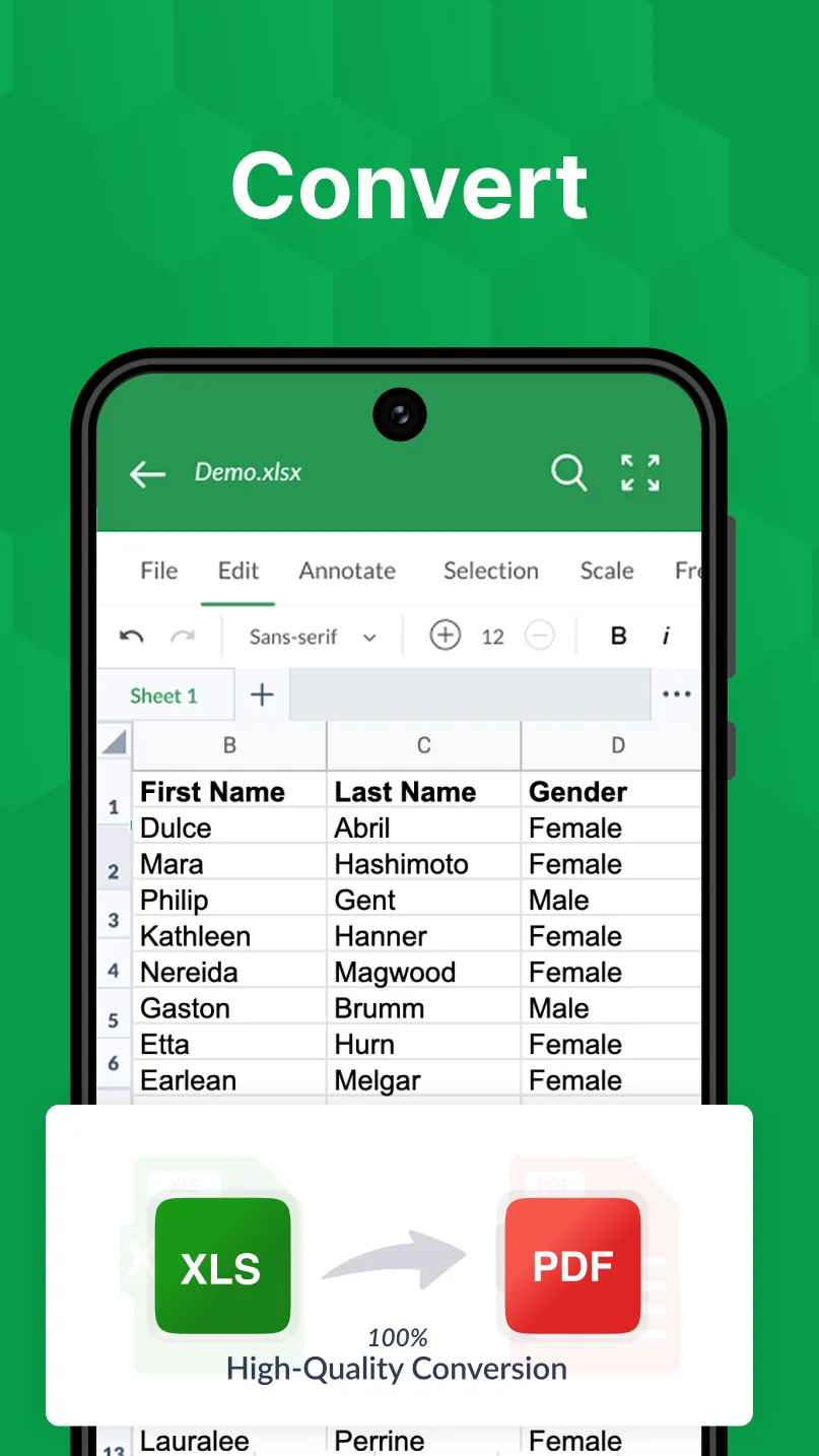 قارئ ملفات XLSX مهكر مهكر — لقطة 3